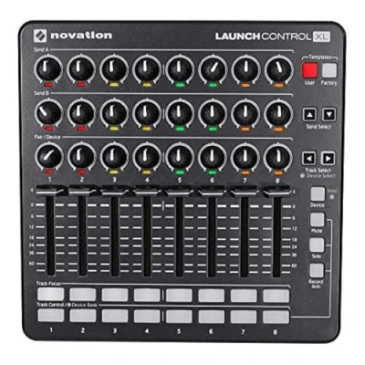 Image of Novation Launch Control XL MK2 USB MIDI controller for Ableton Live with assignable controls.