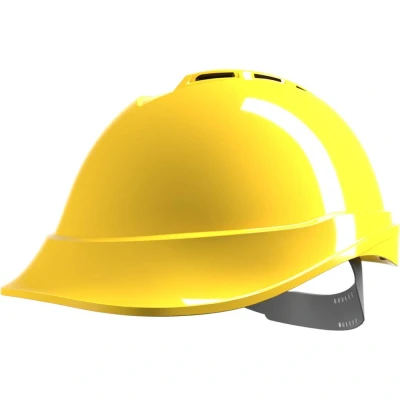 Image of V Gard 200 Vented Safety Helmet Yellow