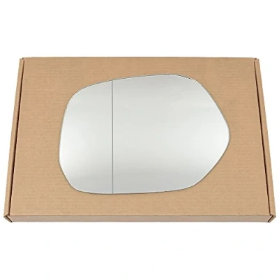 Image of Less4spares Wing Mirror Glass Left Compatible with Toyota Yaris Verso 1999 2005 STICK ON Passenger Near Side Blind Spot