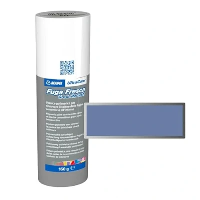 Image of MAPEI Ultracare FUGA Fresca Fresh Escape 172 Blue Space Polymer Paint to Renew The Color of Cement Joints Bottle 160 gr.