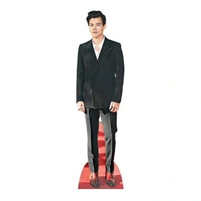 Image of STAR CUTOUTS CS910 Small Cardboard Cutout l Harry Singer Styles Red Shoes Music Theme Party Decoration Gifts for Fans, Birthdays &amp; The Home, Multicolour