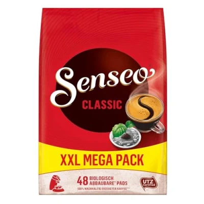 Image of Senseo coffee pads Classic, Intensive and Full Bodied Flavour, Ground Roasted, 48 Pods