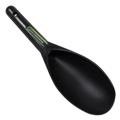 Image of SE Black Prospector&#039;s Scoop 12.5&quot; Heavy Duty Plastic Tool for Metal Detecting, Gold Panning, Treasure Hunting, and Gardening