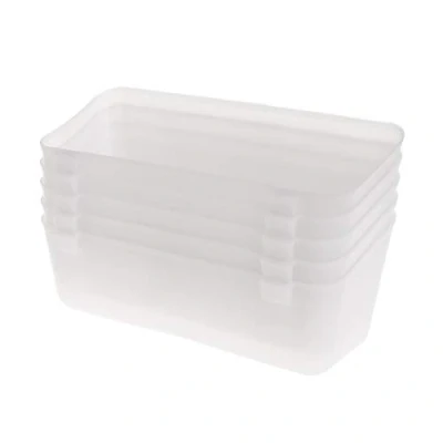 Image of Asukohu 5 Pack Bird Feeding Dish Plastic Cups Parrot Water Bowl Cage Cup For Parakeet Conure Cockatiel Lovebird Toys African Grey Small Parrots Large Birds Macaw