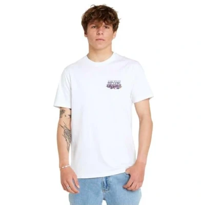 Image of Rip Curl SURF Paradise TEE Unisex Print Tshirt, Size: Large, White