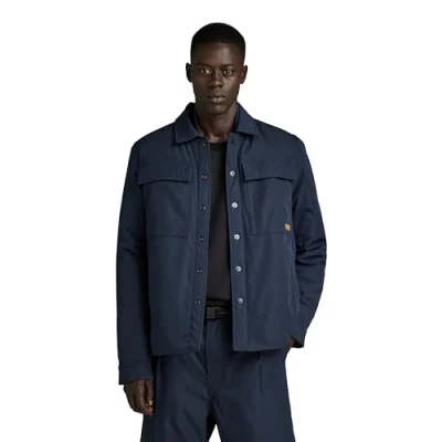 Image of G STAR RAW Men&#039;s Postino V2 Jacket, Blue (salute D24278 D517 C742), XL