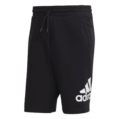 Image of adidas Sportswear Essentials BIG LOGO Shorts, Men&#039;s, Size: XS, Black