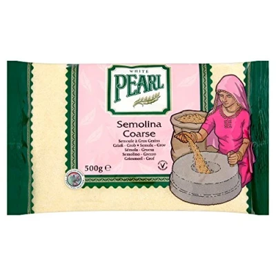 Image of White Pearl Semolina Coarse Pack of 10 x 500g
