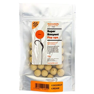 Image of starmerbaits Boilie pop ups Coconut cream