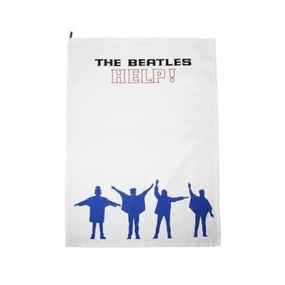 Image of Half Moon Bay The Beatles Help Tea Towel 100% Cotton Towels For Kitchen Merchandise Gifts &amp; Dad Retro Accessories Men