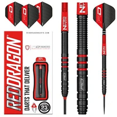 Image of RED DRAGON Milano RS 23g Tungsten Darts with Flights and Stems