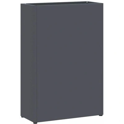 Image of vidaXL Umbrella Stand Anthracite, 28x12x41 cm, Steel