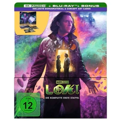 Image of Loki Staffel 1 UHD BD (Lim. Steelbook): 4K Ultra HD Blu ray + / Steelbook 01