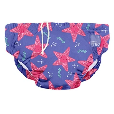 Image of Bambino Mio, Revolutionary Reusable Swim Nappy Pants for Babies and Toddlers, Boys Girls, Supernova Star, Small (