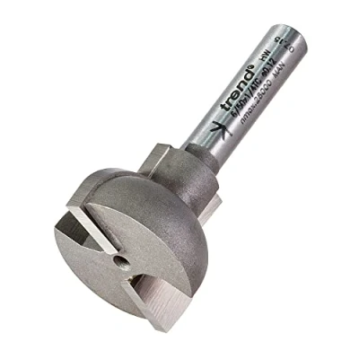 Image of Trend Professional Glazing Bar Scribe Router Cutter Bit, 1/4 Inch Shank, 25mm Cut Diameter &amp; 20mm Length, 10mm Radius, Tungsten Carbide Tipped, 6/50X1/4TC