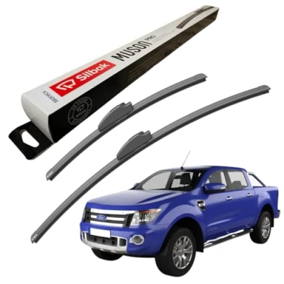 Image of Silbak Windscreen Wipers, for FORD RANGER (09/2011 08/2015) Wiper Blades, 600mm/400mm