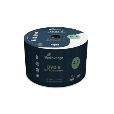 Image of MediaRange MR444 DVD R 4.7GB 16x (50) Cake Box once writable