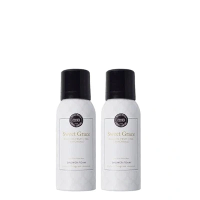 Image of Bridgewater Sweet Grace Shower FOAM 75ml x2, Gift set, Luxurious Creamy Fragrant Mousse &amp; Shaving Foam, Fragrance Notes: Passion Fruit, Sparkling Tea, Patchouli