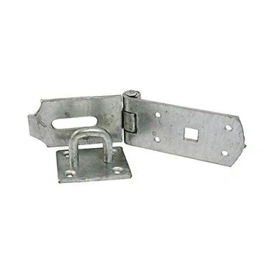 Image of Timco BHS8GPTaurus Secure Bolt On Hasp &amp; Staple Heavy Duty Hot Dipped Galvanised 8&quot;