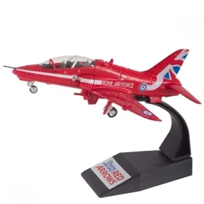 Image of AirModels BAE Hawk Red Arrows Diecast Aircraft Model 1/72 Scale Plane Toy Collectable Gift