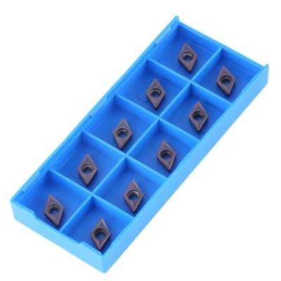 Image of 10Pcs Cemented Carbide CNC Tips Inserts Spade Blade for Lathe Cutting Machine DCMT11T304 VP15TF