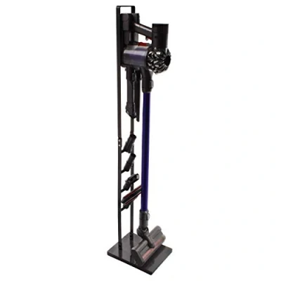 Image of Paxanpax PFC764_13, PFC764M Cordless Cleaner and Accessories Floor Stand for Dyson DC44, Vacuum Holder, Rack, Freestanding Metal Design, No Drilling The Wall, Dark Grey