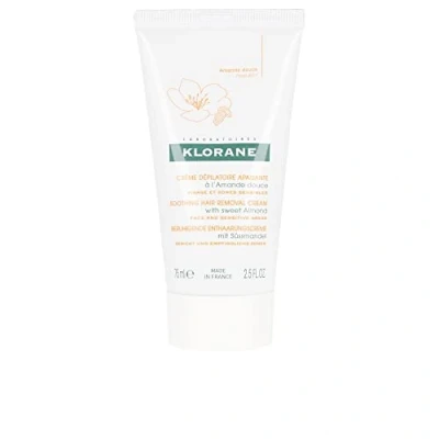 Image of Klorane Soothing Hair Removal Cream with Sweet Almond 75 ml