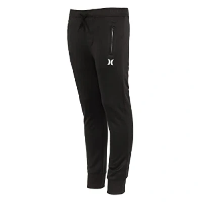 Image of Hurley Boy&#039;s Hrlb H2o Dri Solar Jogger Casual Pants, Black Heather 8, 12 Years UK