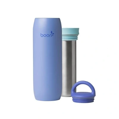 Image of Boon Frosh Portable Breast Milk Chiller Stainless Steel Cooler Storage Container Blue Keeps Cold for up to 17 Hours*
