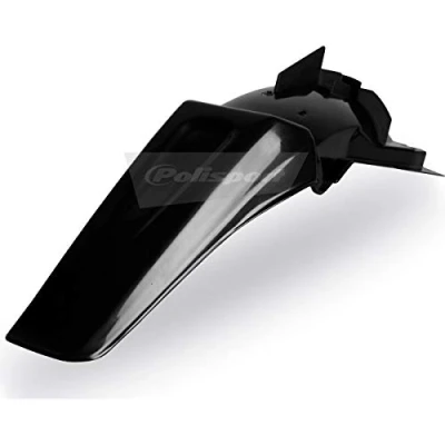 Image of Polisport Kawasaki Rear Fender KX 125 250 1999 2002, Black Motocross4u