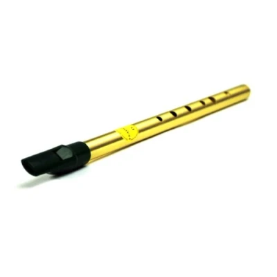 Image of Feadog Brass Irish Penny Whistle Pack Key of D
