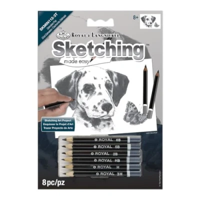 Image of Royal and Langnickel Sketching Made Easy Kit 5 X 7 inch Dalmatian Pup
