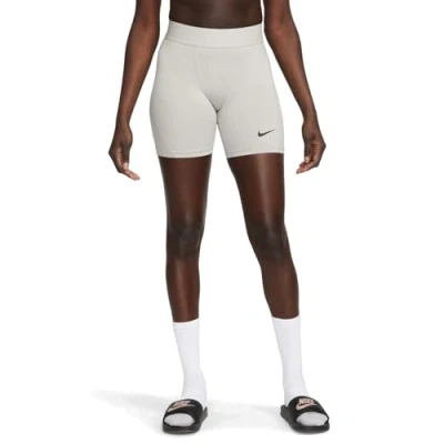 Image of NIKE DH8327 052 W NK DF Strike NP Short Pants Women&#039;s Pewter Grey/Black Size S
