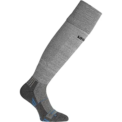 Image of Uhlsport Unisex Team Pro Player Stocking Socks Dark Grey Melange/Black, Size 28 32