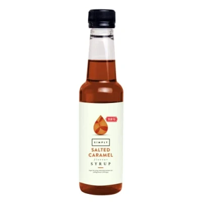 Image of Simply Sugar Free Salted Caramel Syrup, Low Calorie, Vegan &amp; Nut Flavoured Syrup for Coffee, Cocktails Baking (250ml)