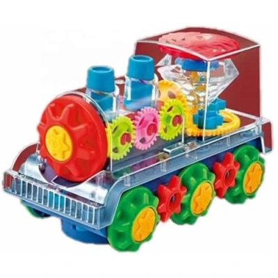 Image of SDMAX Flash Active Train For Kids, Flashing LED Light, Engine Toy With Music And Sound, Battery Powered, 360 Degree Rotation Gear, Easy To Grasp, Lightweight