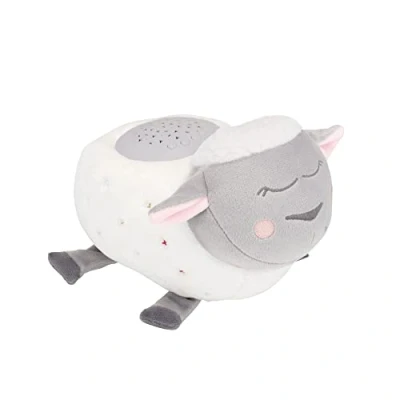 Image of Badabulle Lulu the Lamb Musical Projection Night light, sensory baby washable