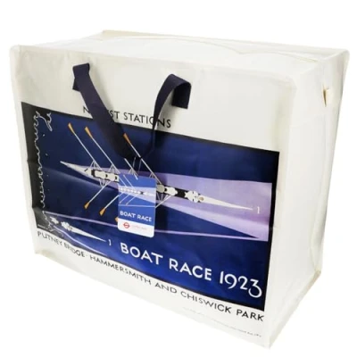 Image of Jumbo storage bag TfL Vintage Poster &quot;Boat Race&quot;