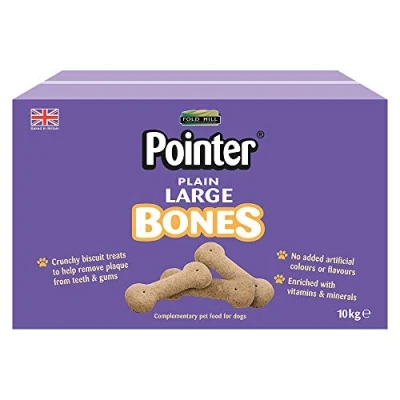 Image of Chewdles Plain Large Bones Dog Treats, 10 kg