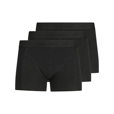 Image of Jack &amp; Jones Jacwaistband Trunks 3 PACK Pants, Men&#039;s, Size: 2XL, Black