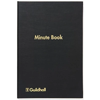 Image of Exacompta Guildhall Minute Book Indexed 160 Pages 32M