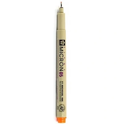 Image of SAKURA Pigma Micron Orange 0.45mm