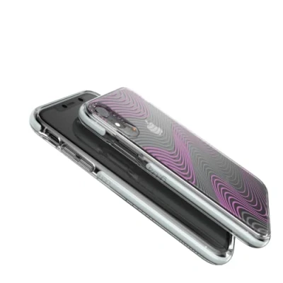 Image of Gear 4 Victoria Designed for iPhone XR Case, Advanced Impact Protection by D3O Purple Swirl