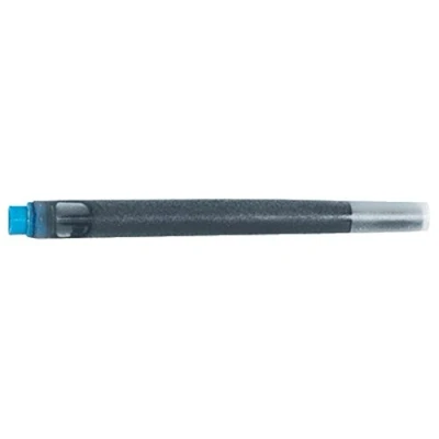 Image of parker fnt pen cart., old model, blu, 5 pc.