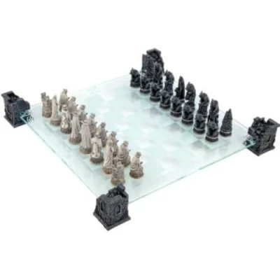 Image of Nemesis Now Vampire &amp; Werewolf Chess Set 44cm Black