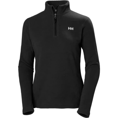 Image of Helly Hansen Women&#039;s Day Breaker 1/2 Zip Fleece Black/991 BLACK, X Large