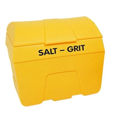 Image of Yellow Winter Salt/Grit Bin No Hopper 400 Litre