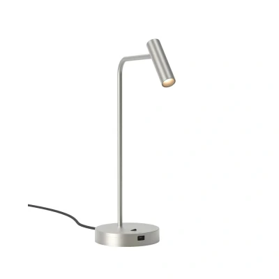 Image of Enna Desk USB C Matt Nickel Table Lamp Astro