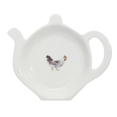 Image of Sophie Allport Fine Bone China Tea Tidy Chickens