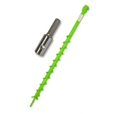 Image of WERHE Professional drill bit for auger 40 mm pile well precise spiral eco color paint with Hex adaptor